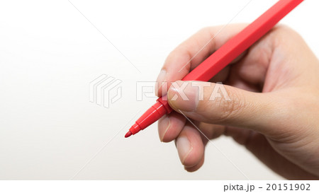 ペンを持つ 20151902