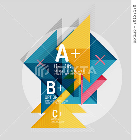 Color geometric shapes composition for option Color geometric shapes composition for option 20152130