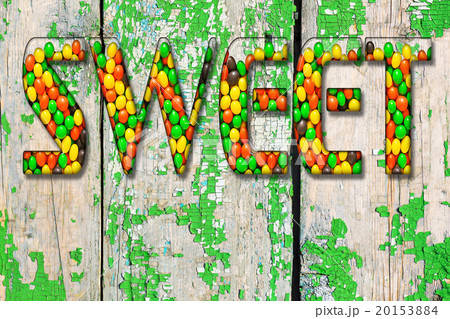 Inscription "sweet "  20153884