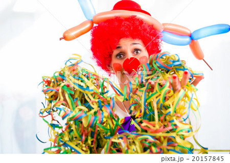 Funny clown on party or carnival Funny clown on party or carnival 20157845