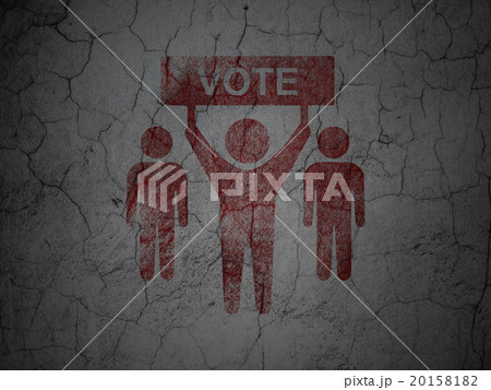Political concept: Election Campaign on grunge 20158182