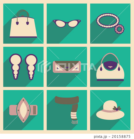 Modern flat icons vector collection with shadow Modern flat icons vector collection with shadow 20158875