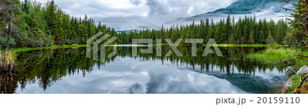 Lake near Mendhenall Glacier huge landscape 20159110