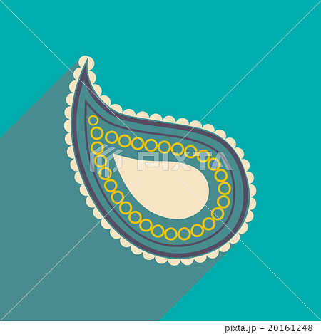 Modern flat icon with long shadow Indian cucumber 20161248