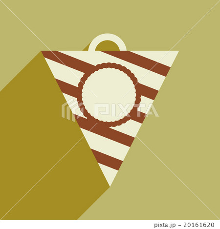 flat icon with long shadow festive garland 20161620