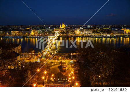 Overview of Budapest with St Stephen Basilica 20164680