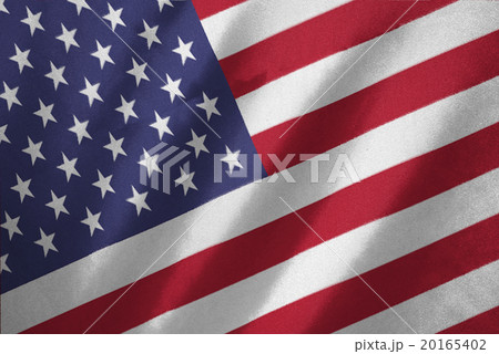 USA flag on fabric background USA flag on fabric background 20165402