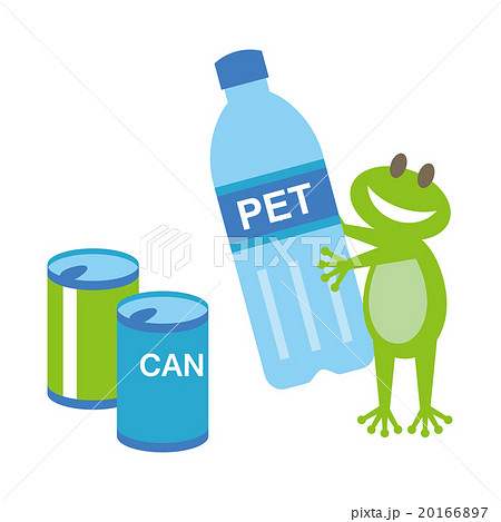 Frog plastic Bottle and Cans 20166897