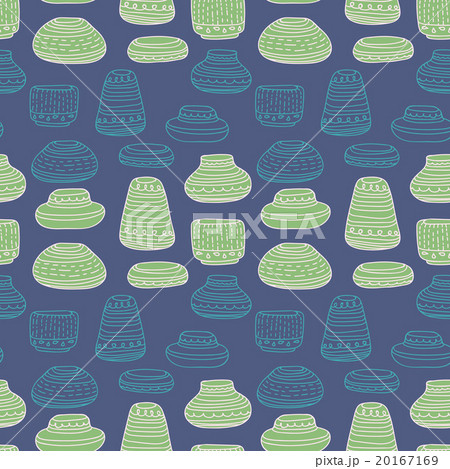 Vector Handmade Vase Pattern Vector Handmade Vase Pattern 20167169