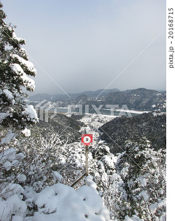 城崎温泉 雪景色 大師山頂上の展望台からの眺望 城崎温泉 雪景色 大師山頂上の展望台からの眺望 20168715