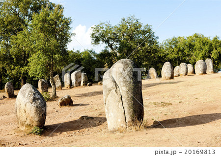 Cromlech of Almendres near Evora,Alentejo,Portugal 20169813