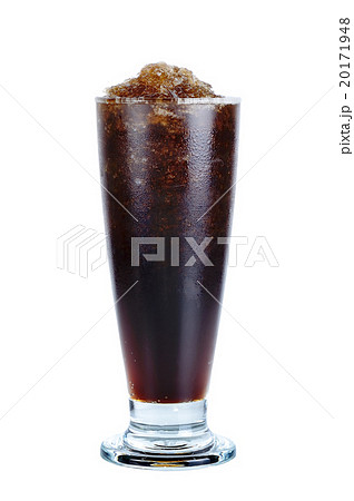 Cola with glass isolated on the white background 20171948
