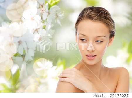 smiling young woman face and shoulders 20172027