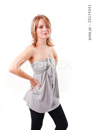portrait of beautiful young girl 20174341