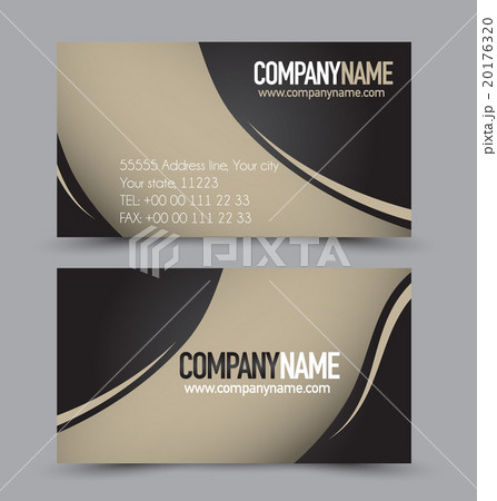 Business card design set template Business card design set template 20176320