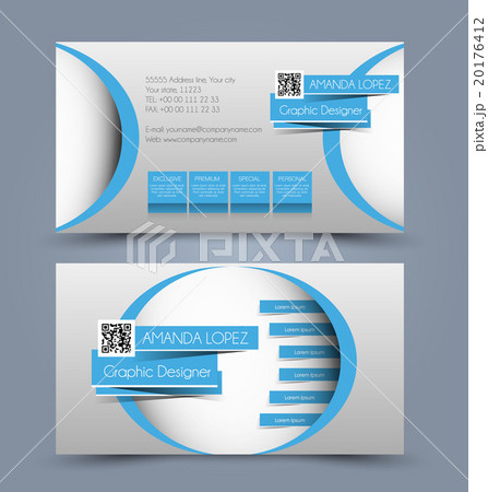 Business card design set template Business card design set template 20176412
