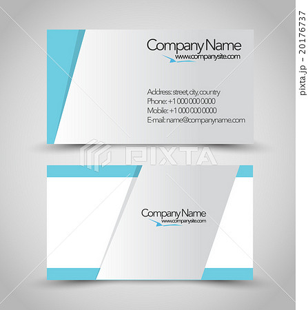 Vertical Business card set template. 20176737