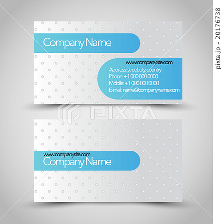Vertical Business card set template. 20176738