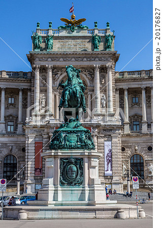 Vienna Hofburg Imperial Palace at day, - Austria Vienna Hofburg Imperial Palace at day, - Austria 20176827