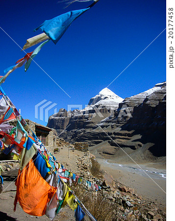 チュク・ゴンパからの聖地カイラス山 20177458