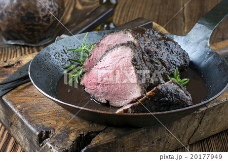 Roast Boar Neck in Frying Pan Roast Boar Neck in Frying Pan 20177949