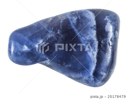 pebble from blue dumortierite natural mineral gem pebble from blue dumortierite natural mineral gem 20178479