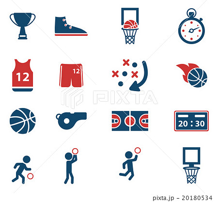 Basketball simply icons 20180534