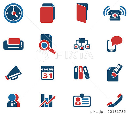 Business simple vector icons 20181786