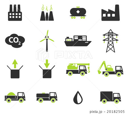 Industrial simply icons Industrial simply icons 20182505