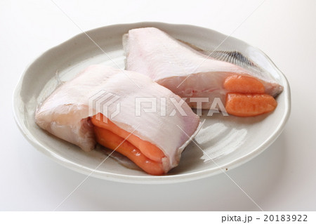 魚卵付きの赤カレイ 20183922