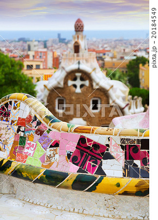 Park Guell in Barcelona. Catalonia 20184549