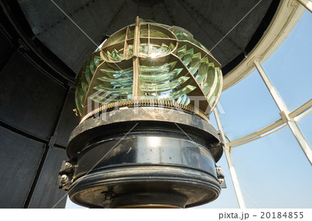 観音埼灯台の光源部, 我が国初の洋式灯台、横須賀市 20184855