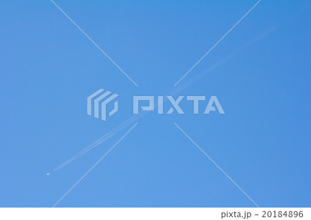 airplane in the blue sky airplane in the blue sky 20184896