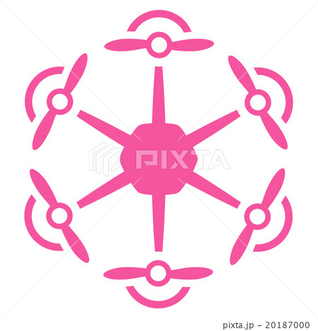 Flying Hexacopter Icon Flying Hexacopter Icon 20187000