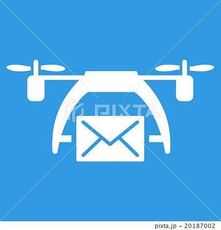 Drone Mail Icon Drone Mail Icon 20187002