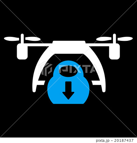 Drone Unloading Icon Drone Unloading Icon 20187437