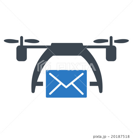 Drone Mail Icon 20187518