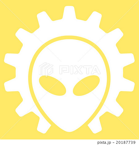 Alien Technology Flat Icon Alien Technology Flat Icon 20187739
