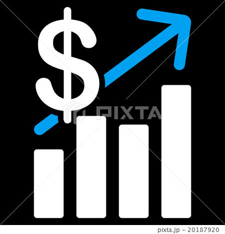 Sales Growth Flat Icon 20187920
