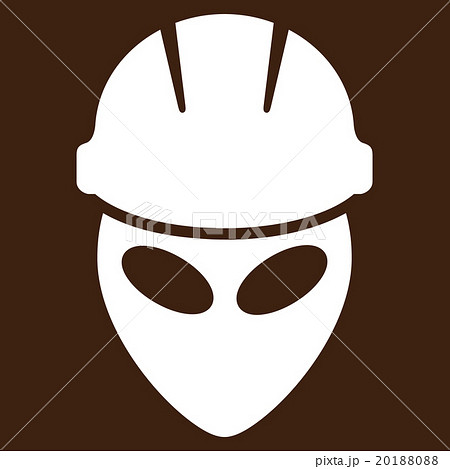 Alien Worker Flat Icon 20188088