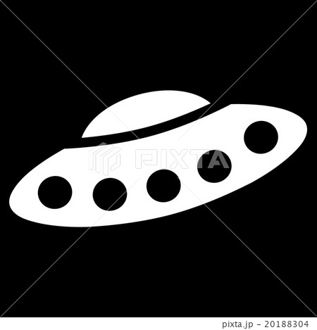 Visitors Spaceship Flat Icon Visitors Spaceship Flat Icon 20188304