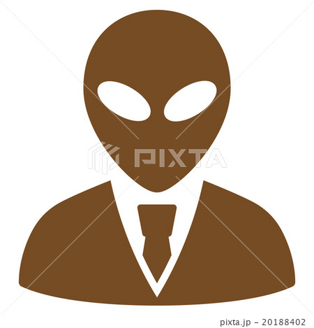 Alien Manager Flat Icon 20188402