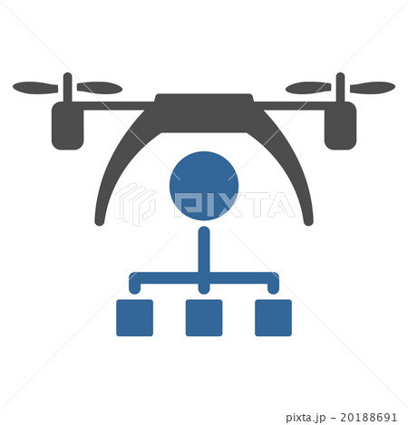 Copter Distribution Scheme Icon Copter Distribution Scheme Icon 20188691