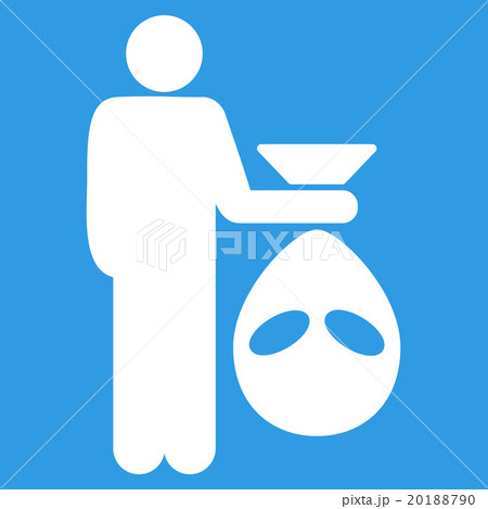 Alien Scalp Flat Icon Alien Scalp Flat Icon 20188790