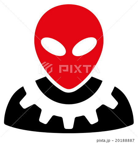 Alien Engineer Flat Icon 20188887
