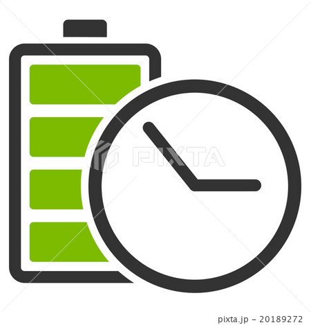 Battery Clock Icon Battery Clock Icon 20189272