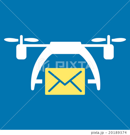 Drone Mail Icon Drone Mail Icon 20189374
