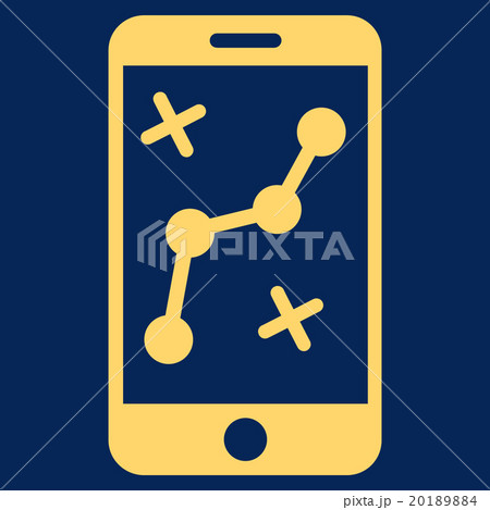Mobile Route Map Icon Mobile Route Map Icon 20189884