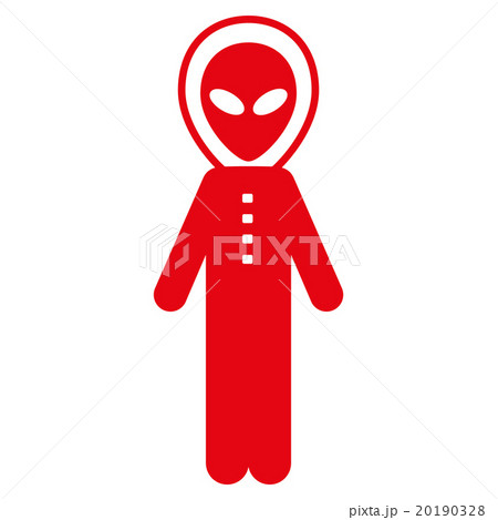 Alien Skafandr Flat Icon Alien Skafandr Flat Icon 20190328
