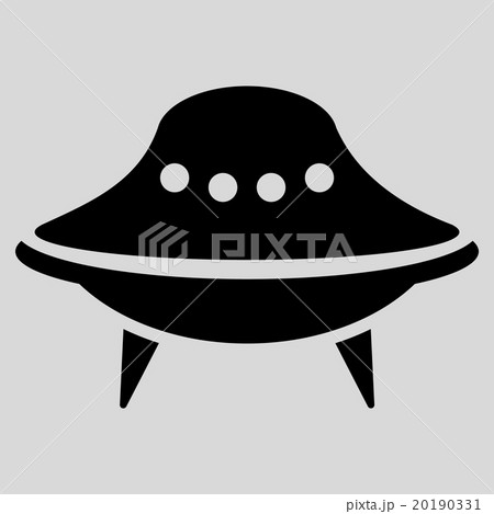 Alien Spaceship Flat Icon Alien Spaceship Flat Icon 20190331